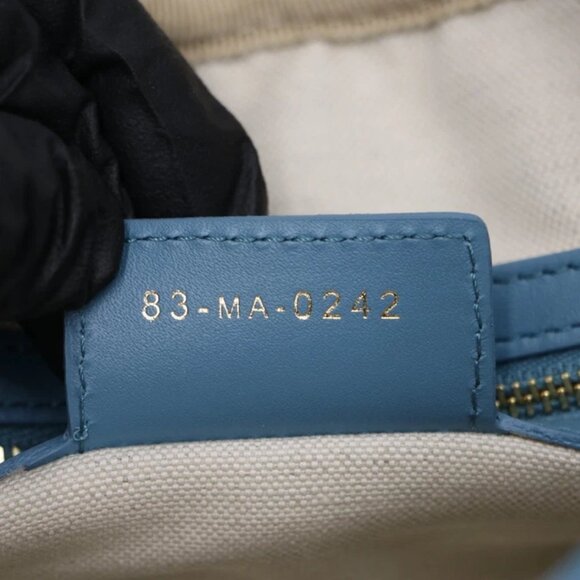 Christian Dior Calfskin Small Dior Vibe Bowling Bag - Turquoise - Picture 5 of 16